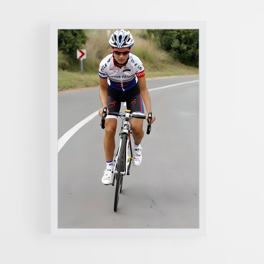 Poster Piste d'Aventure – affiche Cyclisme (vue 3)